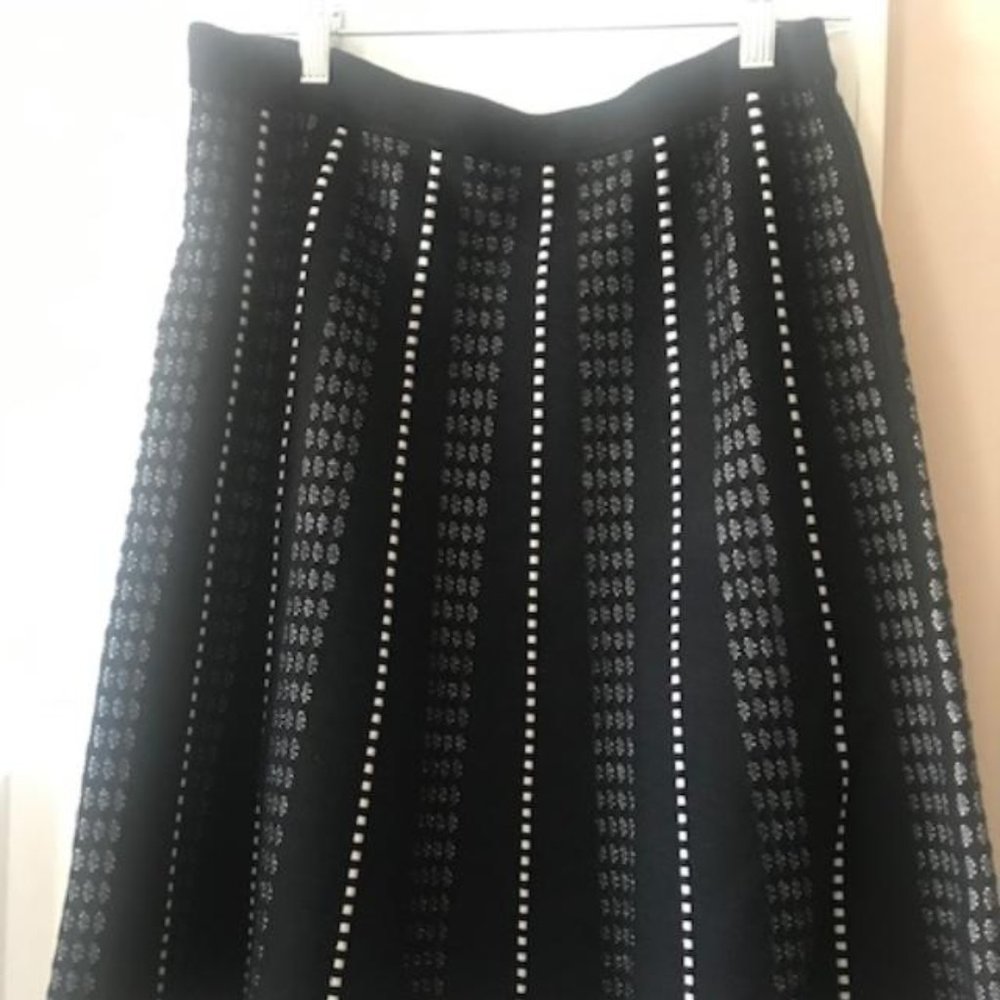 Spence Knit Black & White Skirt